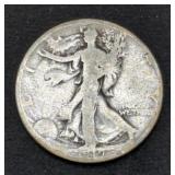 1919 Walking Liberty Silver Half Dollar coin