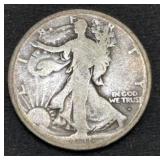 1916-D Walking Liberty Silver Half Dollar coin