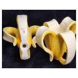 1989 Vandor ceramic candle holders 5 1/2"h x 6"w