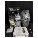 Titan food waste disposer 1 1/4 HP, premium T-1060