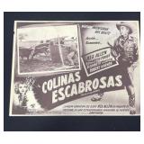 Vintage Rex Allen Mexican lobby card