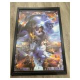 Star Wars framed poster