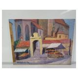 Signed Hilde Garde Hamilton listed artist oil