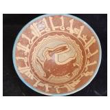 15th c. style Islamic bowl 9"diam x 5"h handmade