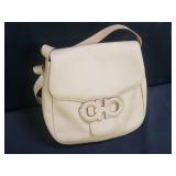 Designer style handbag marked Ferragamo