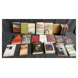 22 books - "The Kennedy Wit," "The Exorcist,"