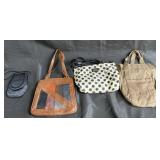 Four handbag purses