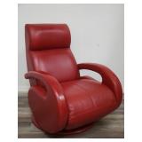 Robb & Stucky leather express swivel recliner