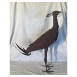 Vintage metal peacock