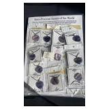 Heart shaped semi precious stone necklaces