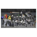 Group of assorted stainless steel flatware: