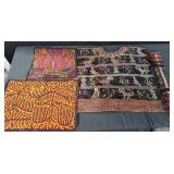 Group of textiles etc. Box lot