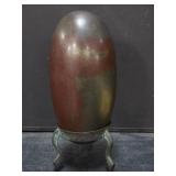 Hindu Ligam stone with stand box lot