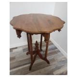 Vintage plant stand side table