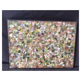 Acrylic  abstract  painting