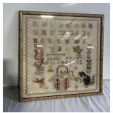 1898 Antique sampler