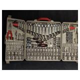Large Crescent tool set: wrenches, ratchets,