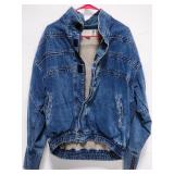 Vintage Ellus Brazilian denim zip up jacket