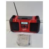 Milwaukee portable radio 16" x 8"