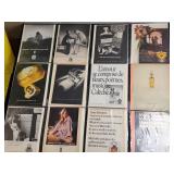 Vintage perfume advertising bagged & boarded