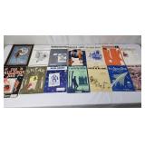 Antique sheet music collection