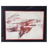 Burton figurative  abstract  painting