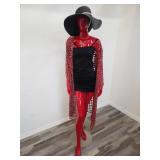 Fiberglass mannequin with One Monarchy outfit