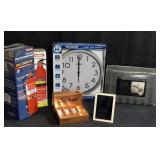 Miscellaneous: Sharp wall clock (new in box),