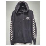 Vans Off The Wall sz LG checker sleeve hoodie