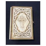 Antique 1874 holy communion book