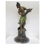 Auguste Moreau bronze large sculpture 38" x 15"