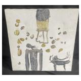 Signed Jehhon Madison Oil on Canvas Painting