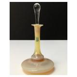 Vintage signed hand-blown perfume bottle