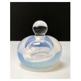 Vintage hand-blown opalescent perfume