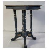 Vintage painted lamp table 22"w x 15"d x 25"h