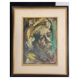 Hand painted expressionist - Moses - Jewish man
