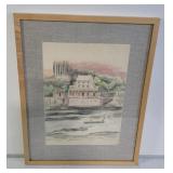 Dorothy van loan l,listed artist, pastel,  image