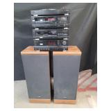 Fisher six pc. Stereo powers up