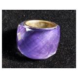 Jewelry: Swarovski cocktail ring crystal, size 8