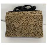 Classiques Entier leather leopard hand bag