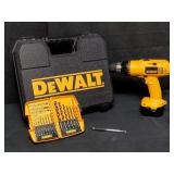 DeWalt 3/8" drill DW953, & drill bits - unused,