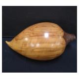 Bill Haskell turned wood ornament