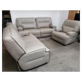 3 pieces home theater electric reclining sofas