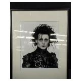Signed Johnny Depp photo print, Edward scissor