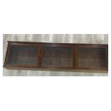 Cherry wood display case