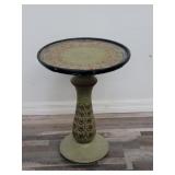 Vintage ceramic stand as is 21" x 16"