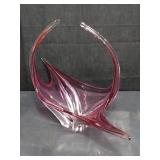 Large Murano style hand blown sculpture 23" l. x