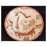 15th c. style Islamic bowl 9 1/2"diam x 4"h