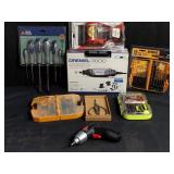Group of new /sealed tools: Dremel 3000, DeWalt