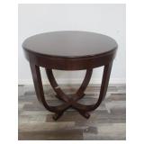 Round side table